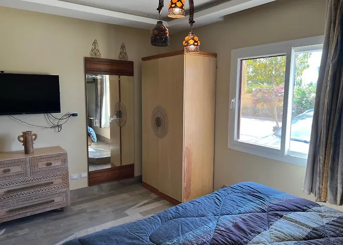 In Mountain View Sokhna 1 Luxurious With Garden 3 Bedrooms With Ac, 2 Bathrooms, Heated Pool, Families Only