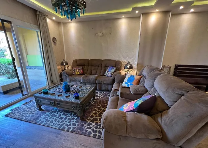 In Mountain View Sokhna 1 Luxurious With Garden 3 Bedrooms With Ac, 2 Bathrooms, Heated Pool, Families Only